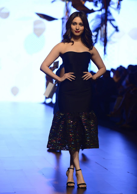 Actress Tamannaah Stills at Lakme Fashion Week 56